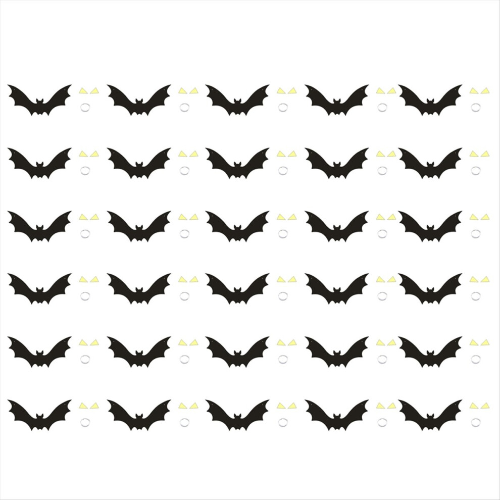 Hanging Bat Halloween Outdoor Decorations Yellow 4712428629546