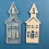 Christmas Tree and House Silicone Mold Set 4