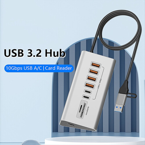 10Gbps USB 3.2 Docking Station Type C Splitter 1