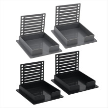 4PCS Sticky Note Stencil and Holder,Reusable Sticky,3x3 Inches