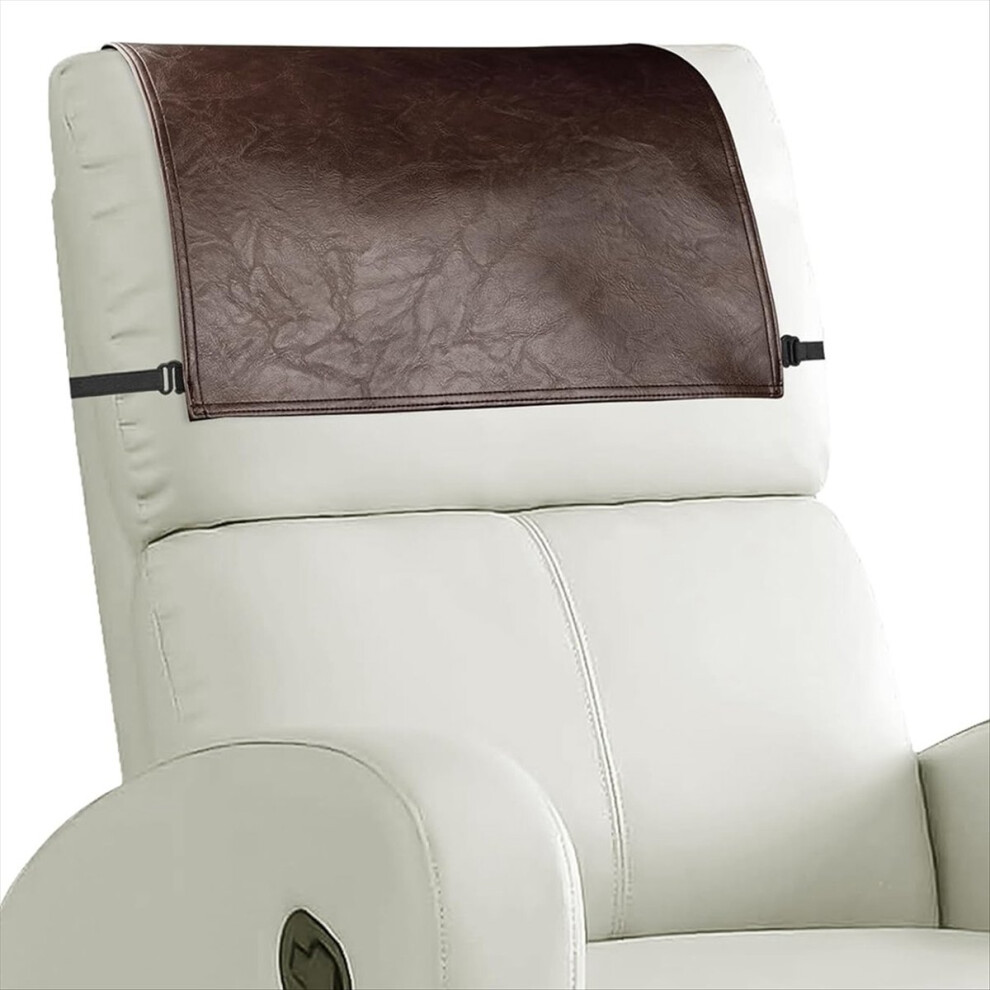 Headrest Cover for Recliner Chair Recliner Headrest Protector Brown