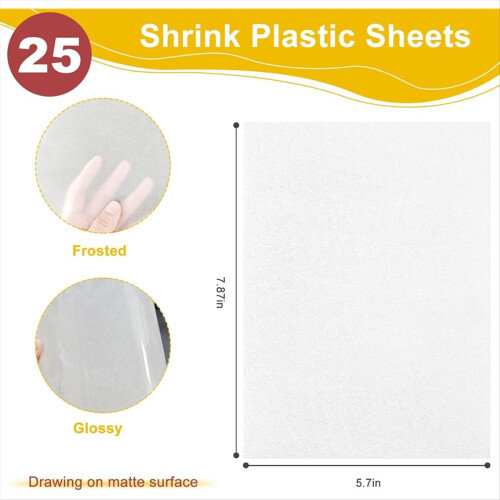 25PCS Shrink-Plastic Sheets
Shrink-Plastic Sheets 1