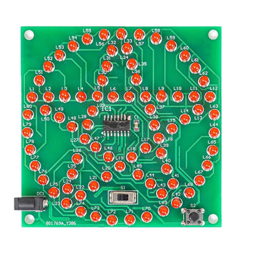 80 LED Circular Pentagonal Star Flowing Water Lamp Kit