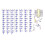 80 LED Circular Pentagonal Star Flowing Water Lamp Kit 4