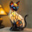 Stained Glass Cat Lamp 5