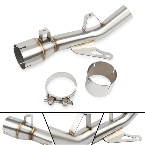 motorcycle exhaust muffler middle link pipe 2