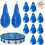 12 Pack Pool Cover Weights with Hooks 2