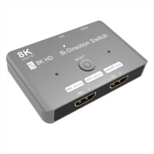 8K Switch 1 in 2 Out 2 in 1 Out Bidirectional 8K@60Hz 2.1 Switcher