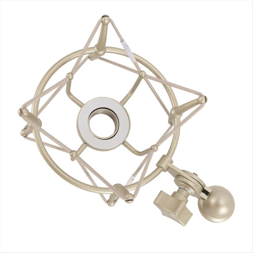 Mic Shock Mount Clip Replacement with 5/8 to 3/8 Conversion Nut A 2