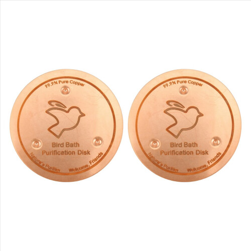 2pcs Bird Bath Purification Disk Purification Cleaner