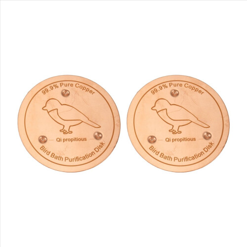 2pcs Bird Bath Purification Disk Purification Cleaner Triple-Point 1