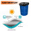55 Gallon Drum Cover with Stretchable Drawstring Waterproof 4