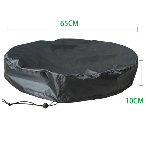 55 Gallon Drum Cover with Stretchable Drawstring Waterproof 2