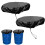 55 Gallon Drum Cover with Stretchable Drawstring Waterproof 2