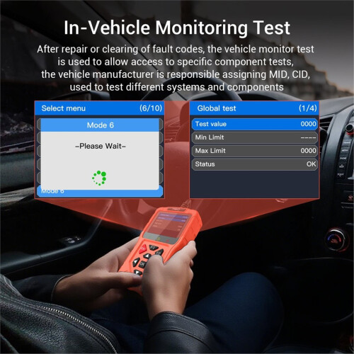 M60 OBD2 Scanner for Motorcycle and Vehicle Fault Code Read 1