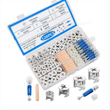 120PCS Cam Locks for Furniture Fasteners & Connectors