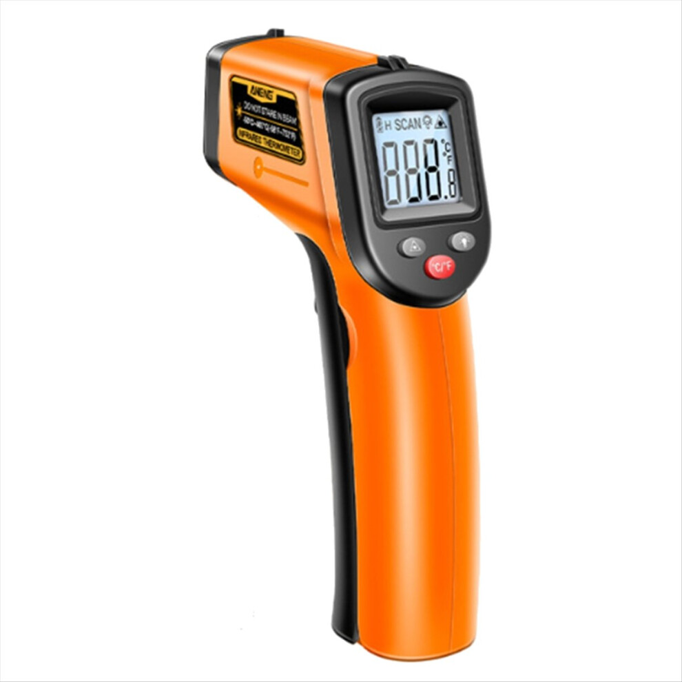 Orange Non-Contact Infrared Thermometer -50-400 /-58-752