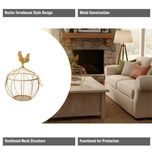 Iron Wire Storage Basket 1
