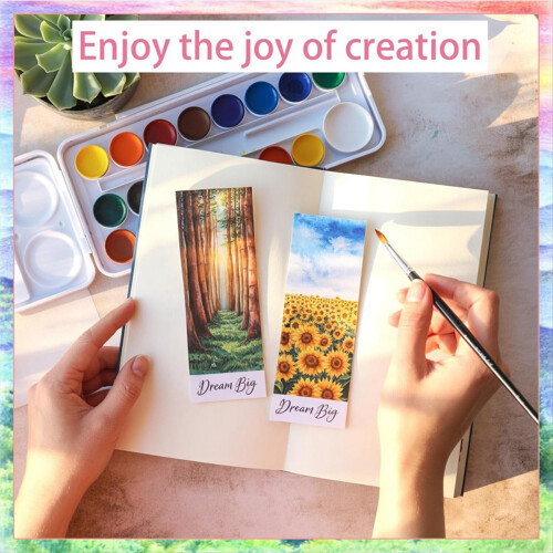 Bookmark Making Kit
60 Paper Blank Bookmarks 2