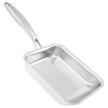 Stainless Tamagoyaki Japanese Omelette Pan Small Egg Frying Pan