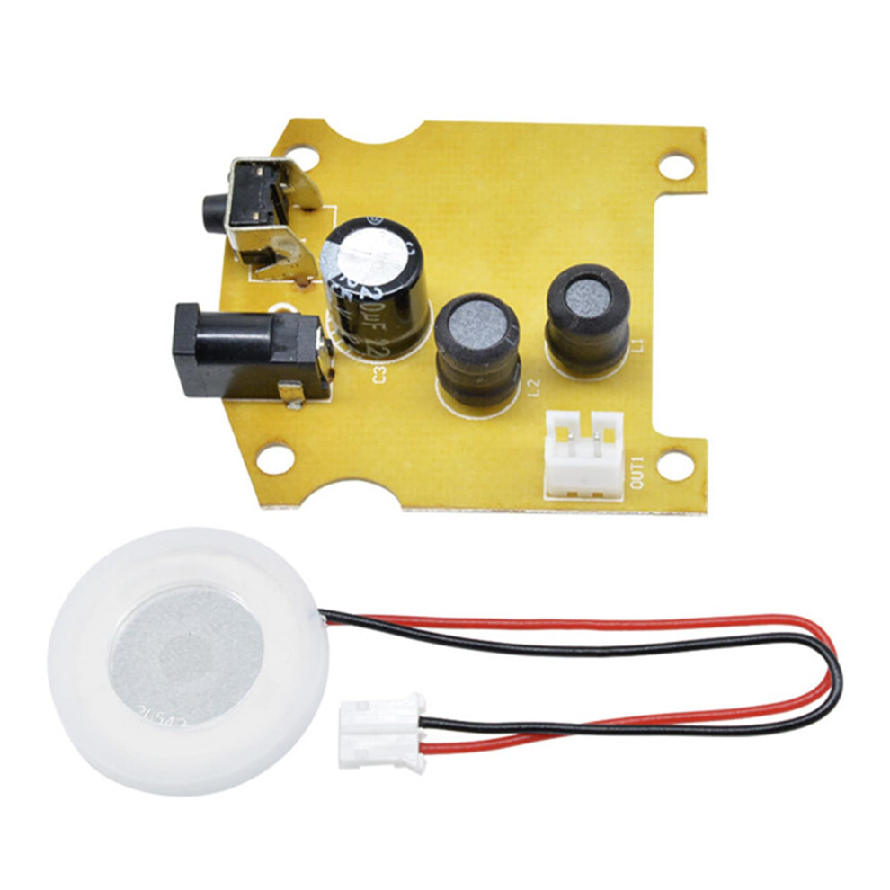Humidifier Maker DC 3.7V-12V USB Ceramic Atomizer Module D20mm 113KHz Humidified Plate PCB