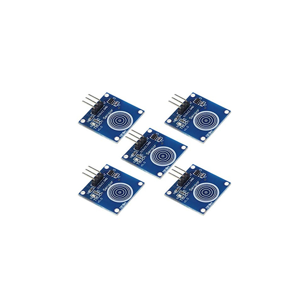 Ttp223 Capacitive Touch Sensor Digital Switch Module 5-Pack Ttp223b 9354506562458