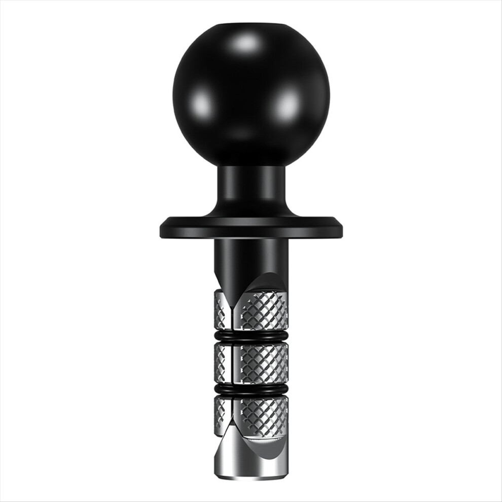 Fork Stem Base Ball Mount Adapter Bike Phone Front Bar Head Motorbike Accessories 25Mm Black 4854219297876