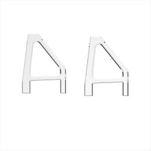 2pair Horizontal Holder Bracket for Slim Disc Host Feet Placement Console 3D Printed Mini Stand,B