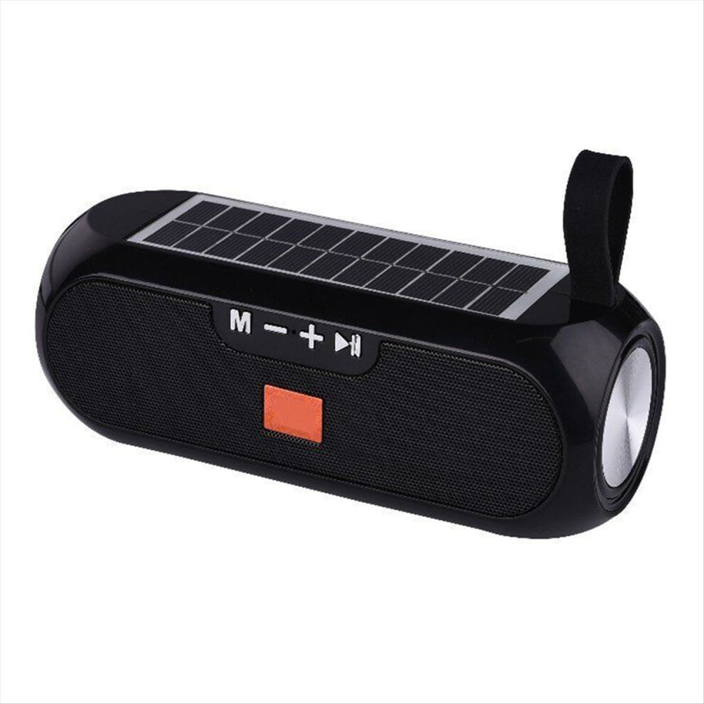 Solar Radio FM Radios MP3 Outdoor Wireless Bluetooth V4.2 Speaker Sound Box Music Subwoofer Aux Hifi Stereo Black-image-OPC-PMGNT76-NEW