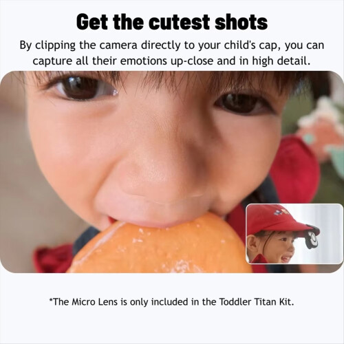For GO Ultra Toddler Hat Clip Frame Mount for Clip,Without Micro-Lens 2