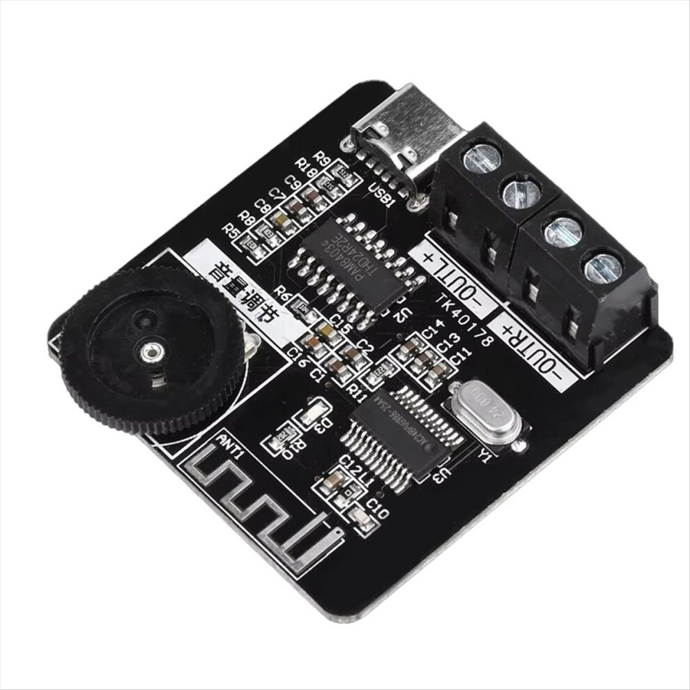 Xh-A164 Micro-Digital Bluetooth Amplifier Board Pam8403 Module Dc5v Power Supply 5W+5W 4854219299443