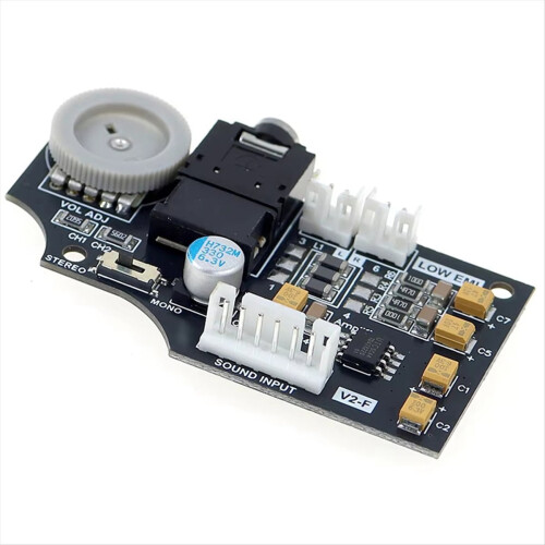 For High Quality DualChannel Volume Audio Board for Game Gear Using Capacitors 2 Output,B