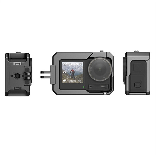 Camera Cage Rig Aluminum Alloy Quick Release Stand Support Mount Holder Shell for ACTION 3/4 Protective Frame 2