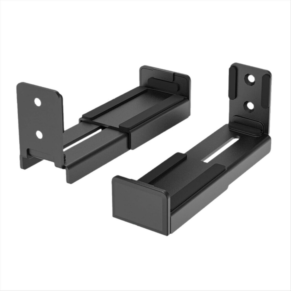 2PCS Universal Soundbar Wall Mount Depth Adjustable Speaker Under TV Bracket for Soundbars-image-OPC-PMGNVDV-NEW