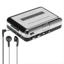 USB Cassette Tape to MP3 Converter, Audio Music Player with Headphones