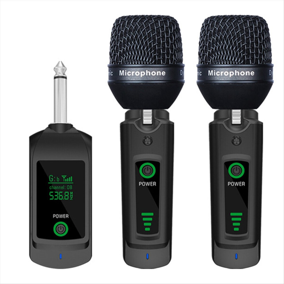 2.4G Wired To Wireless Microphone Transceiver, Dynamic Capsule, Audio Mixer,Pa System 6.35Mm Uhf Xlr Adapter 4854219212244