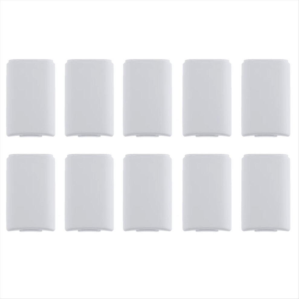 10Pcs Battery Back Cover For Replacement Case Covers Xbox360 Wireless Gamepad White 4854219208087