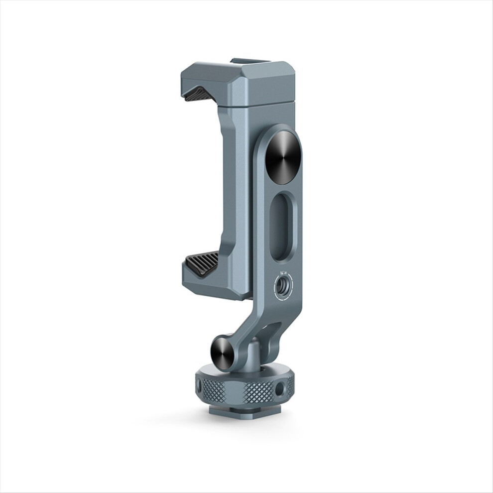 360 Rotatable Phone Holder With Cold Shoe Mount Vertical Tripod Vlog Video Clip Clamp Saudism