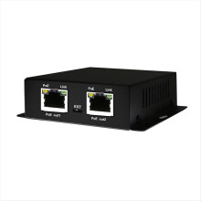 IEEE 802.3af/At POE Extender 1 Input 2 Output Ports Extender&Injector 10/100/1000Mbps VLAN Max250m 30W