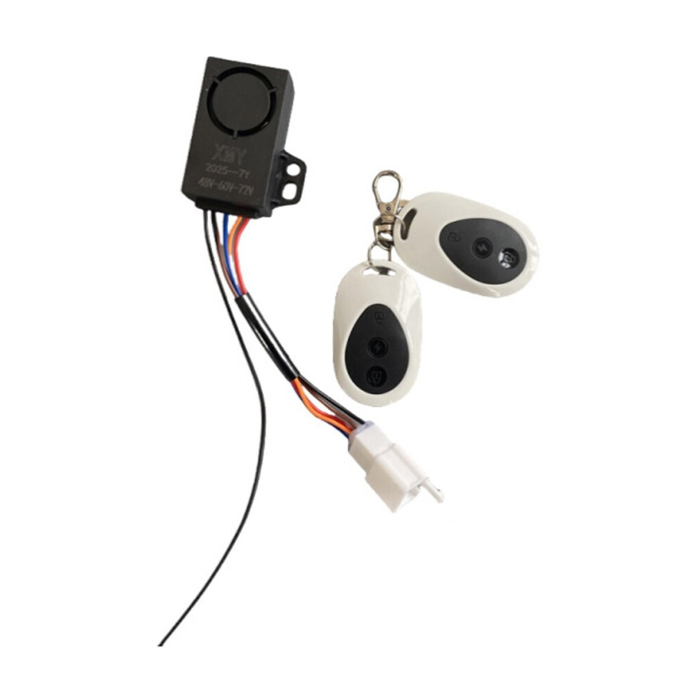 Electric Vehicle Horn, Two-Wheeled And Three-Wheeled 48/60V Auto Motorcycle Accessories White 4854219218000