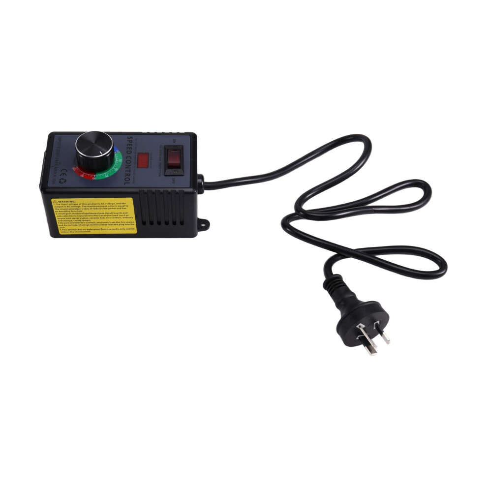 Ac Motor Speed Controller 10A 0-220Vac Output Ac220-240V Variable Fan Regulator With Overload Protection Au Plug 4854219210936