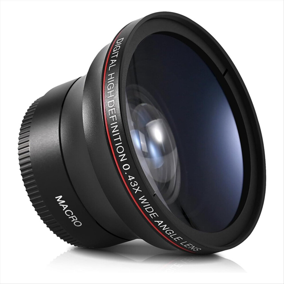 58Mm 0.43X High-Definition Wide Angle + Macro Lens Attachment For 58Mm Cameras Enhance Your Photography Creativity 4854219215658
