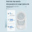 Universal Zoom Multi-Function Remote Control Bluetooth Mobile Phone Selfie Stick for Video Likes E-Book White 3