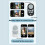 Universal Zoom Multi-Function Remote Control Bluetooth Mobile Phone Selfie Stick for Video Likes E-Book White 11