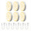 6-Pack USB Rechargeable LED Motion Sensor Lights Indoor Closet Light Battery-Powered Induction Lighting for Home,A 1