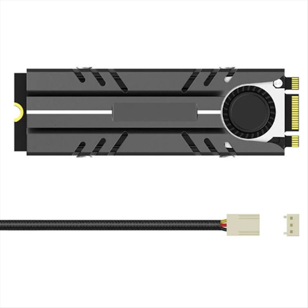 Aluminum M.2 Ssd Cooler 2280 Hard Drive Heat Sink Heatsink With Fan Solid State 4854219214569