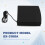 External Car CD Player - USB interface, Plug and Play, 5V, Universal for Most Models,for Android System 6