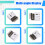For Sparrow 2 Pro Fixed Wing Flight Control Model Digital OSD RC Drone Support for O3 Air Unit Nebula 10