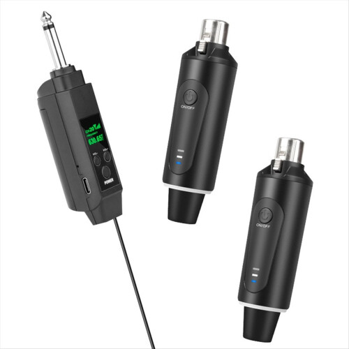 Universal 2.4G Wireless Transmitter and Receiver System Wired Microphone for Musical Instruments Guitars 1