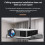 Universal Projector Ceiling Wall Mount Bracket with Tray Adjustable for Cameras Projectors Video Conferencing 60-120cm 7